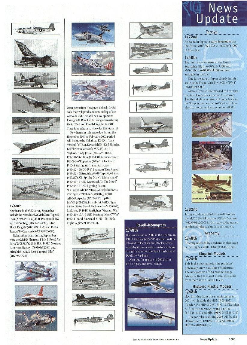 Scale Aviation Modeller International 2001-11